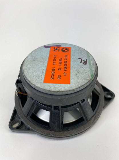 2004-2007 BMW 530I 525I REAR LEFT SIDE DOOR AUDIO SOUND SPEAKER 693090301 OEM