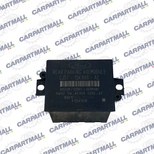 2013-2016 FORD ESCAPE CHASSIS REAR PARK ASSIST CONTROL MODULE CJ5T-15K866-AE OEM
