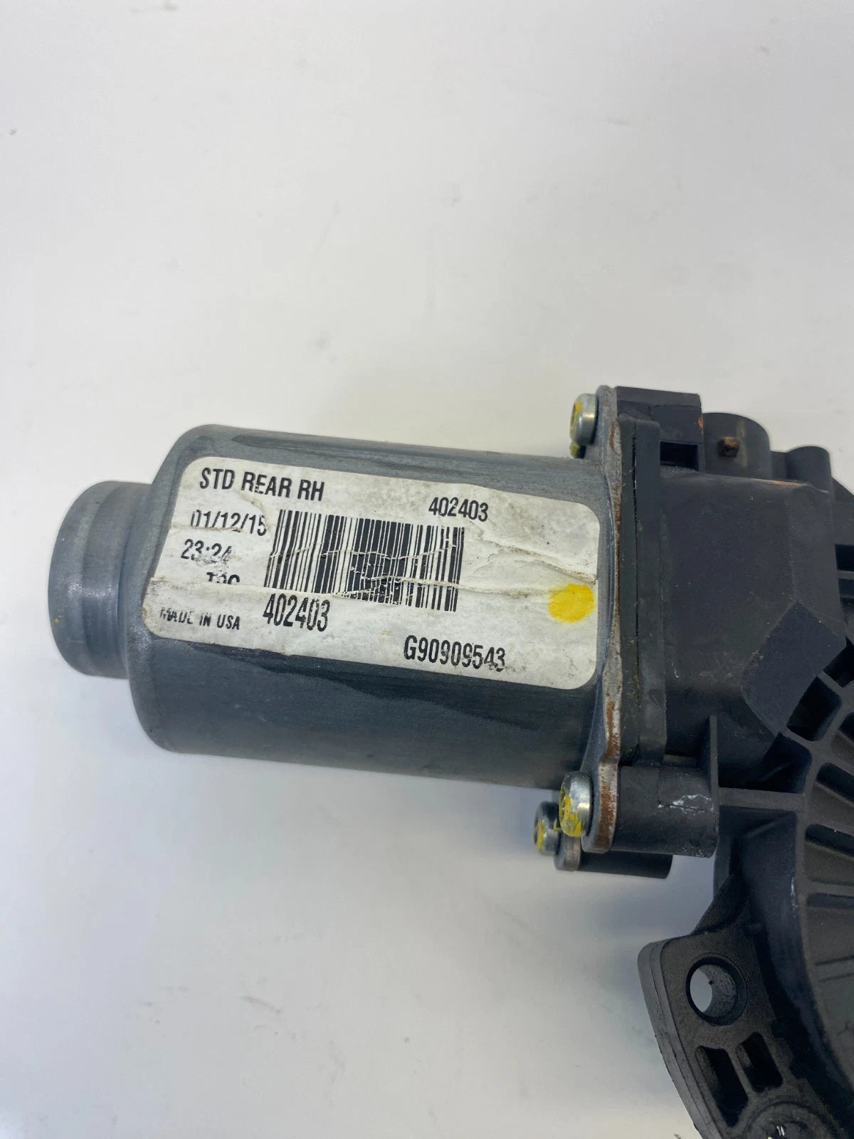 2011-2016 KIA OPTIMA REAR RIGHT SIDE DOOR POWER WINDOW MOTOR ASSY 402403 OEM