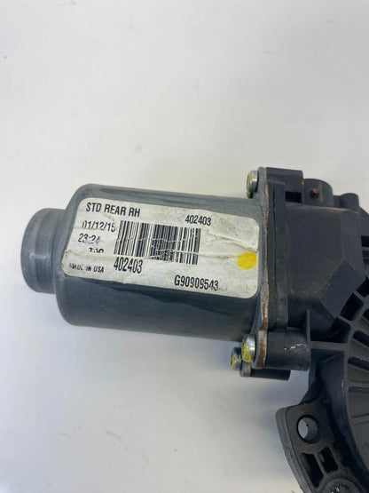 2011-2016 KIA OPTIMA REAR RIGHT SIDE DOOR POWER WINDOW MOTOR ASSY 402403 OEM