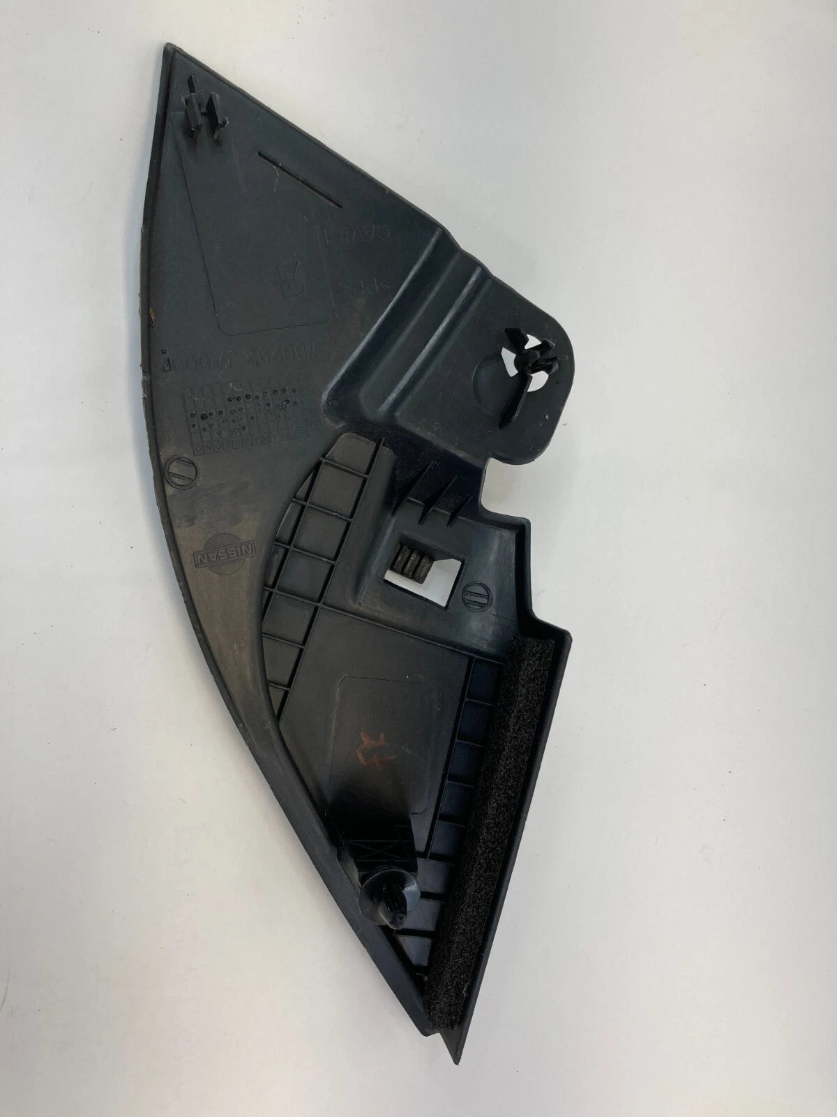 07-12 NISSAN ALTIMA SEDAN FRONT RIGHT INTERIOR MIRROR COVER CORNER 80292-JA000