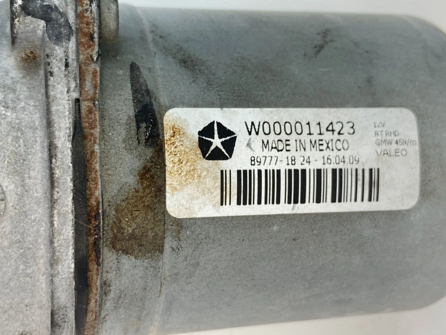 08-20 DODGE GRAND CARAVAN 12-15 RAM C/V FRONT WINDSHIELD WIPER MOTOR W000011423