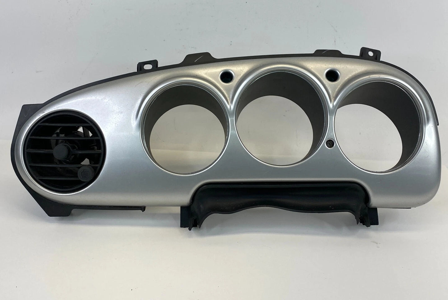 2001-2005 CHRYSLER PT CRUISER DASH SPEEDOMETER CLUSTER BEZEL SILVER 0SD34TRMA