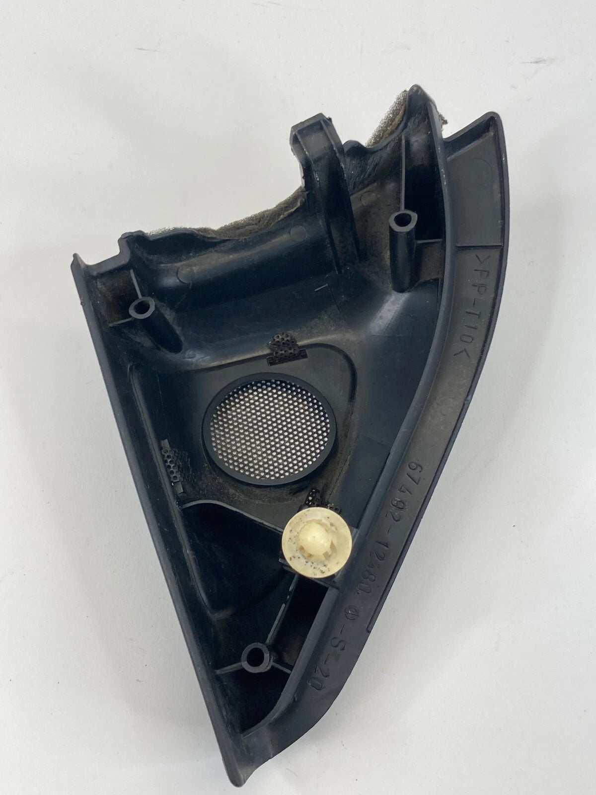03-08 TOYOTA COROLLA FRONT LEFT SIDE DOOR SPEAKER TWEETER COVER TRIM 67492-12480