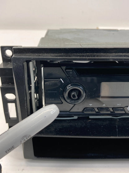 2011 JEEP LIBERTY JVC KD-R490 CD PLAYER RADIO W/ DASH MOUNT KIT AFTERMARKET