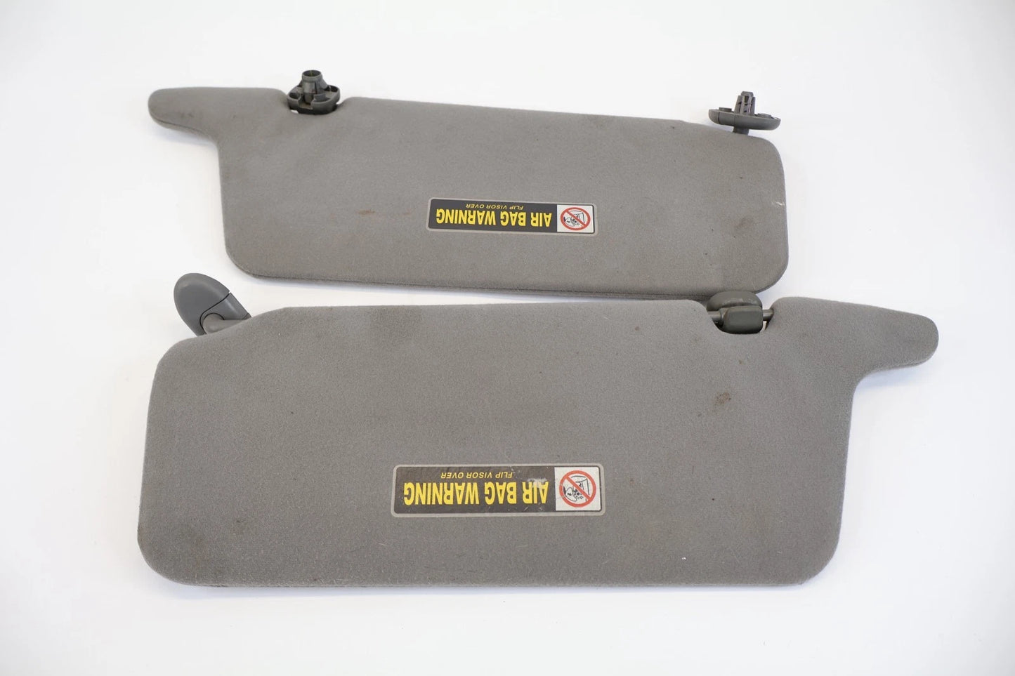 2001-2005 HONDA CIVIC ROOF SUNVISOR SUN VISOR SHADE PAIR SET LH RH W/ MIRROR OEM