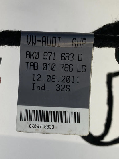 2013 13 AUDI A4 SEDAN REAR LEFT DOOR WIRE WIRING HARNESS 8K0-971-693-D OEM