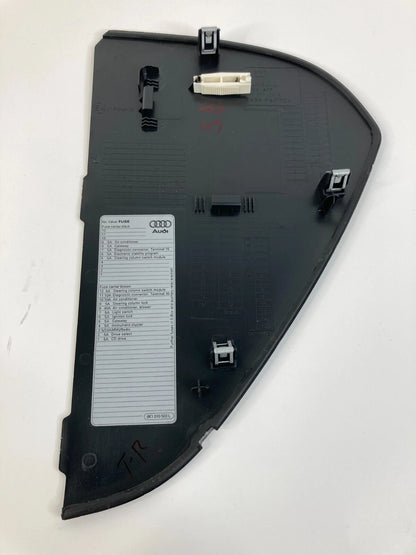 2012-2016 AUDI A4 QUATTRO DASH PANEL RIGHT SIDE END CAP COVER 8K0-857-086-B OEM
