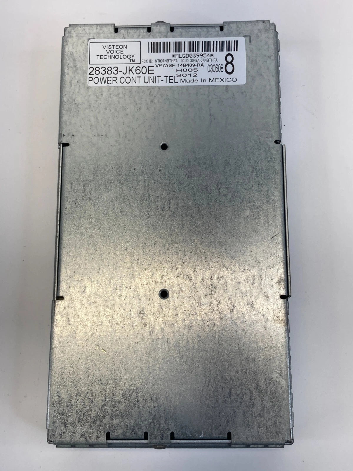 2007-2009 NISSAN ALTIMA TELEPHONE POWER COMMUNICATION CONTROL MODULE 28383JK60E