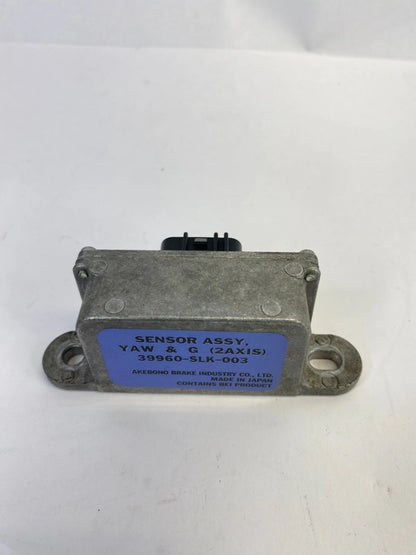 2005-2008 HONDA PILOT YAW RATE G-FORCE STABILITY SENSOR MODULE OEM 39960-SLK-003