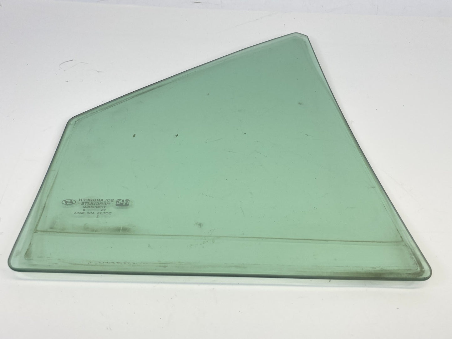 2009 2010 Hyundai Sonata Rear Left Side Quarter Vent Window Glass Fixed OEM