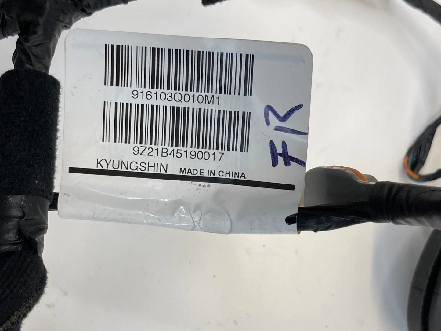 11-14 HYUNDAI SONATA FRONT RIGHT SIDE DOOR HARNESS WIRING WIRE 916103Q010 OEM
