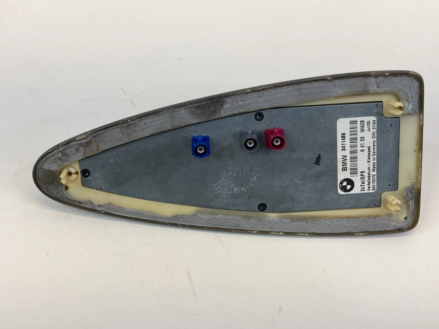 2004-2010 BMW X3 SHARK FIN RADIO ANTENNA BASE SILBERGRAU METALLIC 341148 OEM