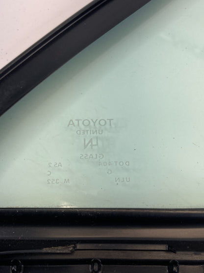 07 08 09 10 11 Toyota Camry Rear Left Driver Quarter Window Glass 68189-06020