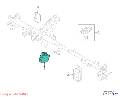 2012 2013 HYUNDAI ACCENT BCM BODY CONTROL MODULE RECEIVER OEM FACTORY 954001R201