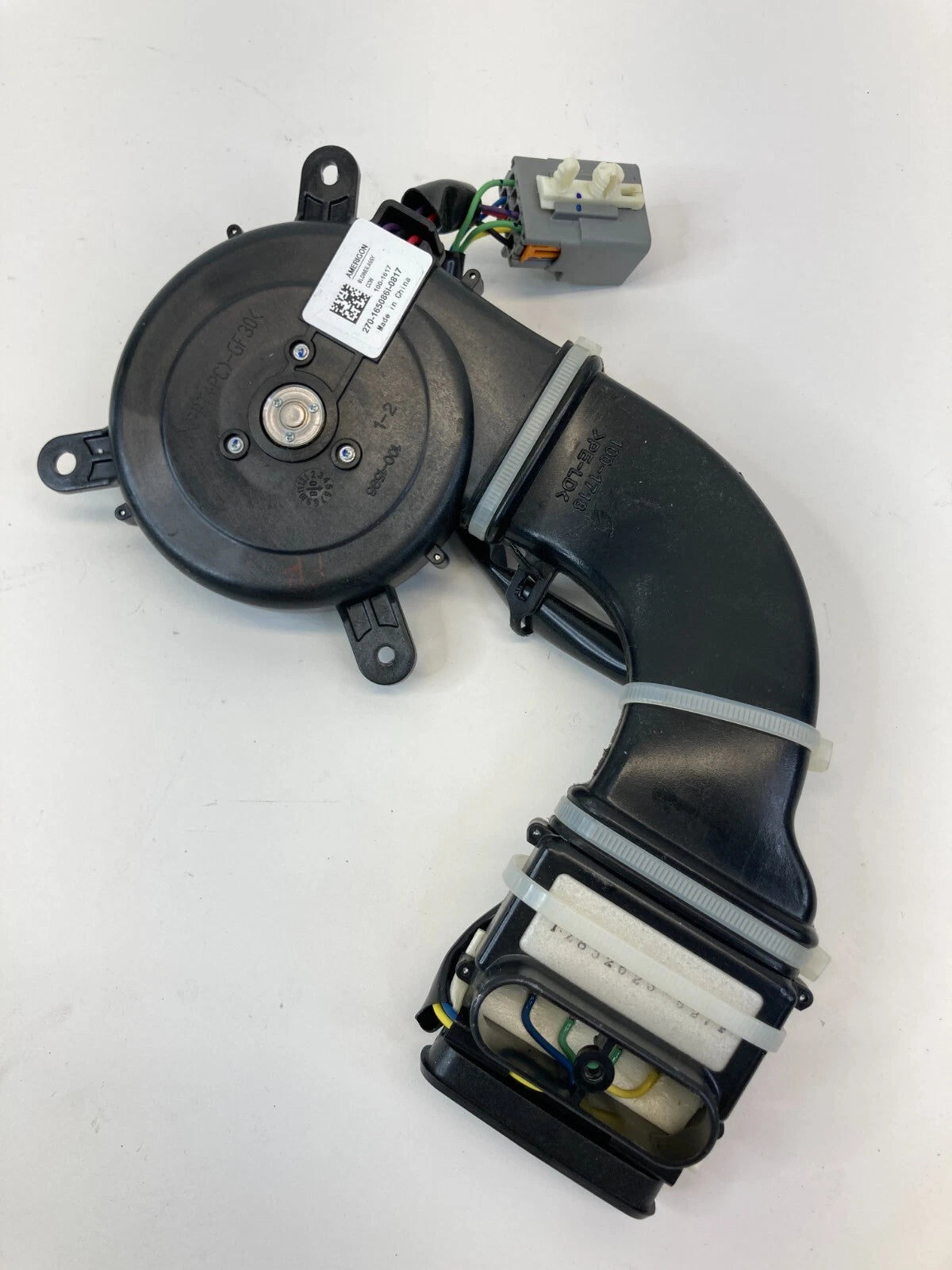 09-15 JAGUAR XF FRONT RIGHT PASSENGER SEAT LOWER BLOWER MOTOR FAN L0096111-AC02