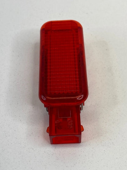2002-2008 AUDI A4 QUATTRO REAR LEFT DOOR WARNING RED LENS COURTESY LAMP ASSY OEM
