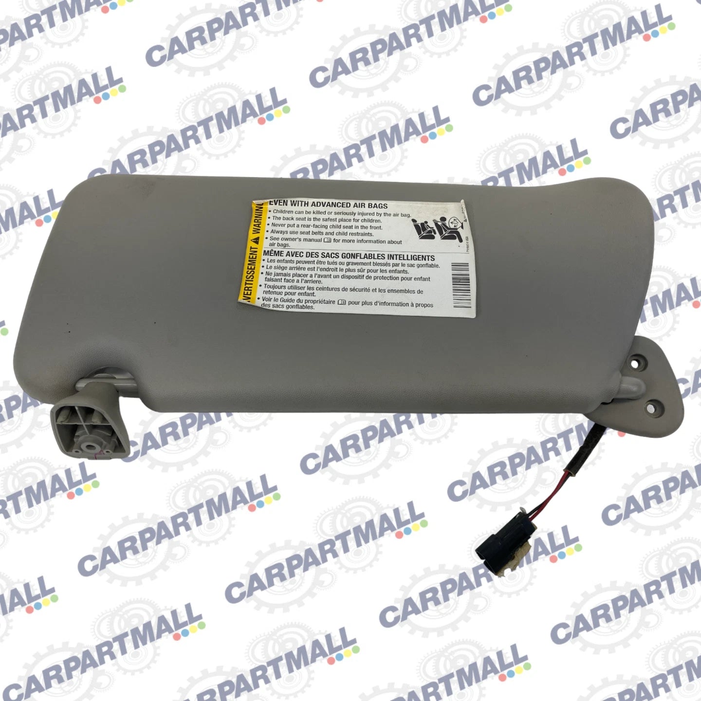 03-07 CADILLAC CTS RIGHT PASSENGER SIDE SUNVISOR SUN VISOR SHADE W ILLUMINATION