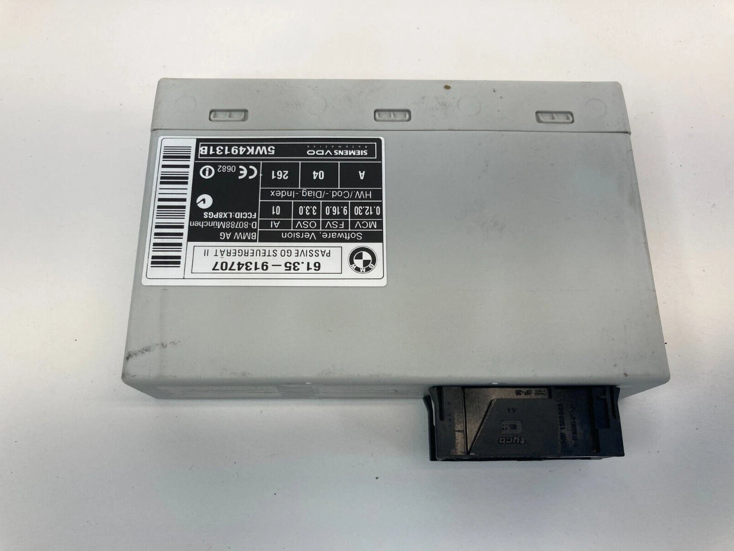 09 BMW 535I XDRIVE 3.0L KEYLESS ENTRY PASSIVE GO CONTROL MODULE 61359134707 OEM