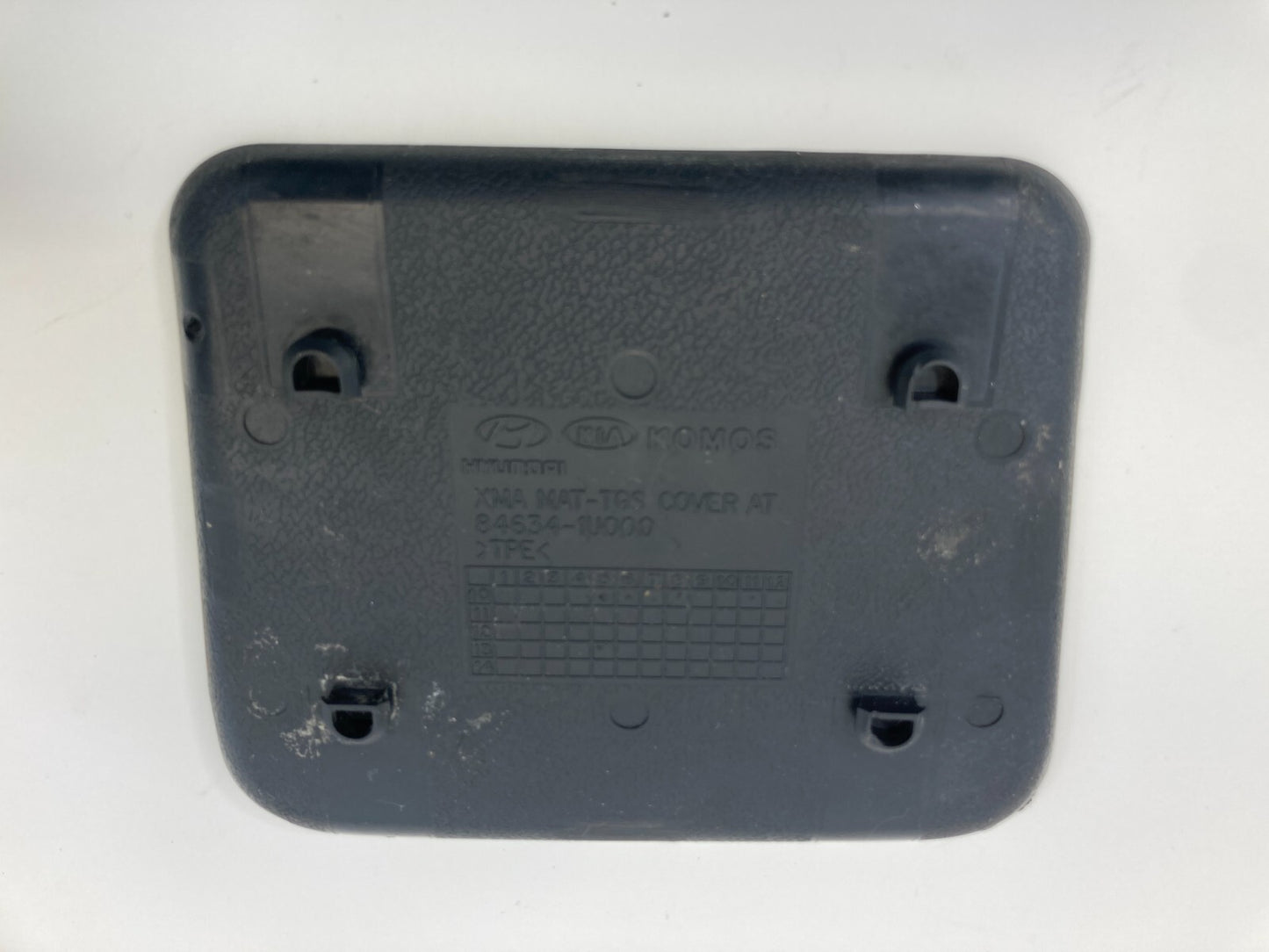 2011-2013 Kia Sorento Floor Center Console Rubber Mat Insert 84634-1U000 OEM