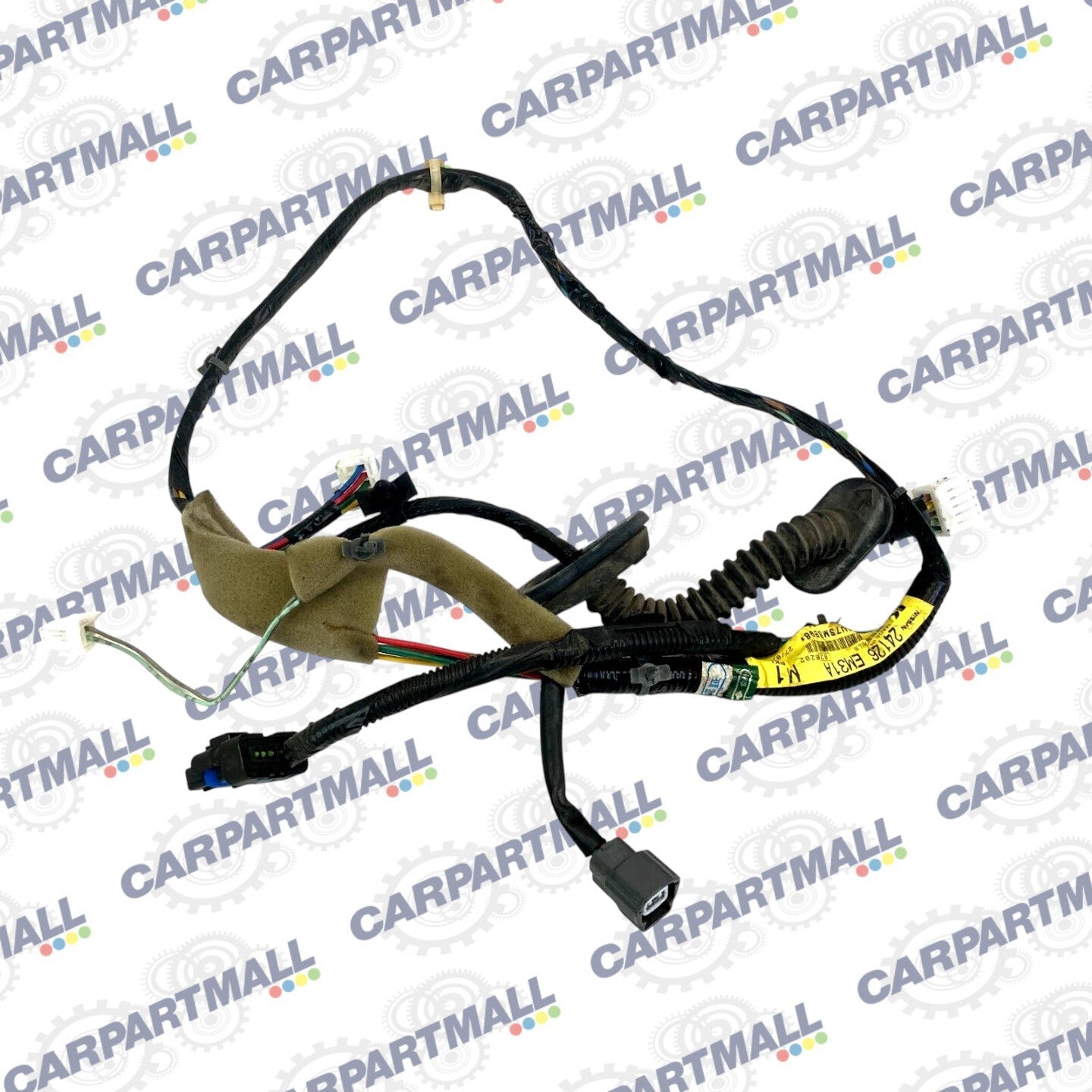 07-12 Nissan Versa Sedan Rear Right Door Harness Wiring Wire 24126-EM31A OEM