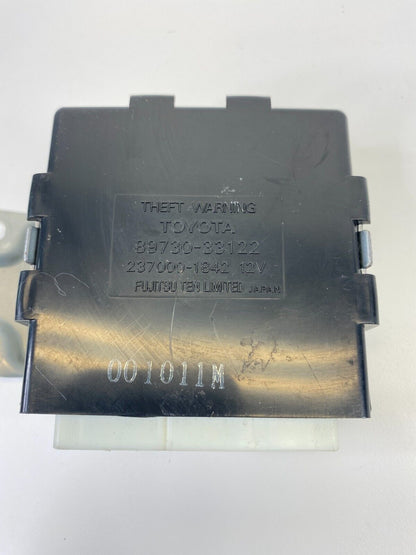 2000 2001 Lexus ES300 Theft Locking Warning Control Module Unit 89730-33122