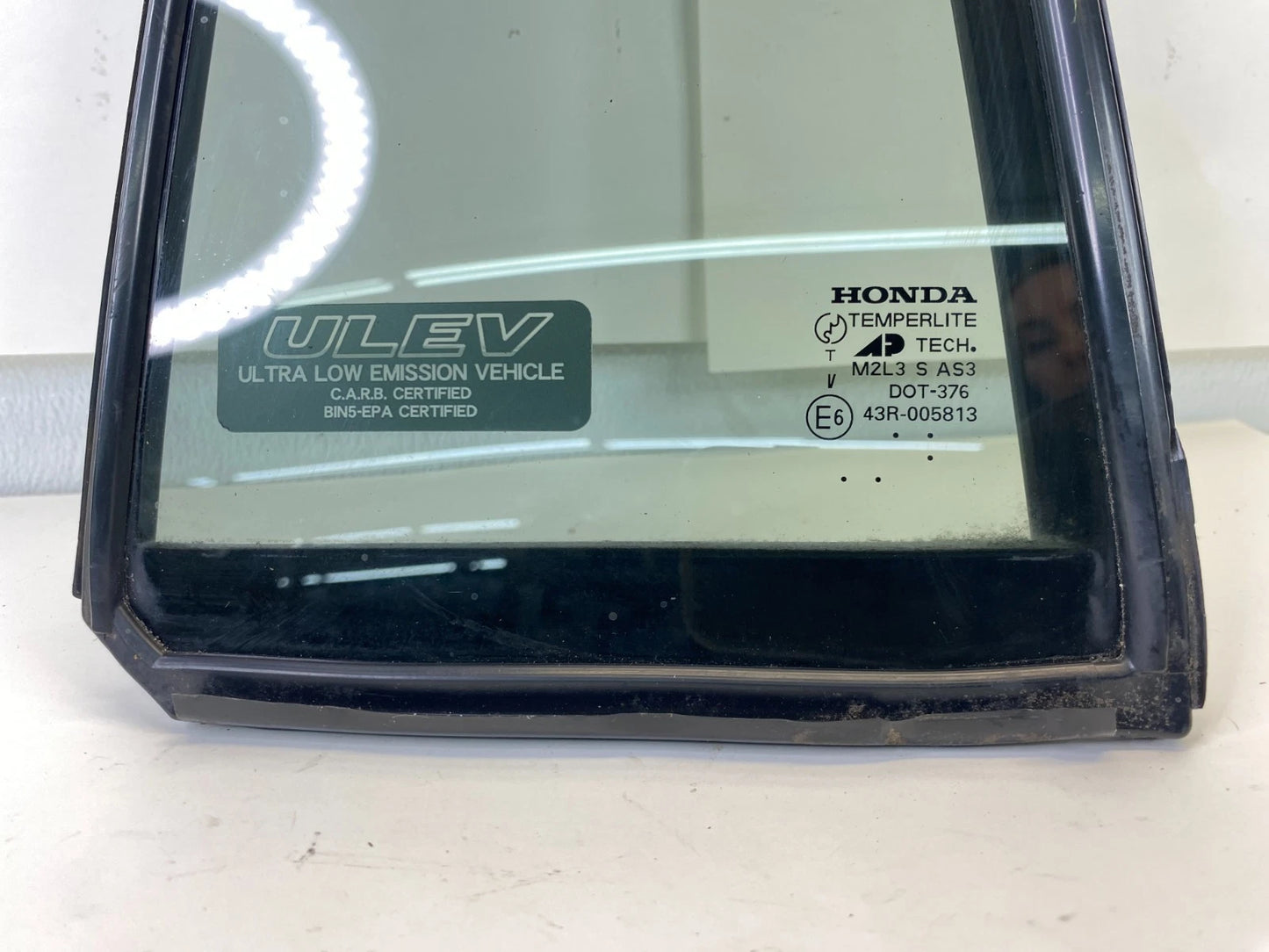 2003-2008 HONDA PILOT REAR LH LEFT DOOR VENT WINDOW GLASS FIXED 73491S9VAA0 OEM