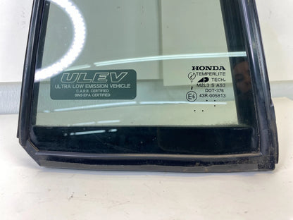 2003-2008 HONDA PILOT REAR LH LEFT DOOR VENT WINDOW GLASS FIXED 73491S9VAA0 OEM