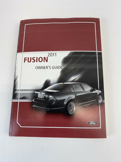 2011 11 Ford Fusion Sedan Owner's Manual Warranty Guide Book w/ Case OEM