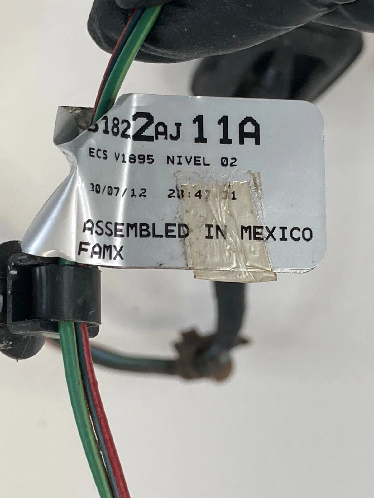 2011-2014 SUBARU LEGACY REAR RIGHT BACK DOOR HARNESS WIRE WIRING 81822AJ11A OEM
