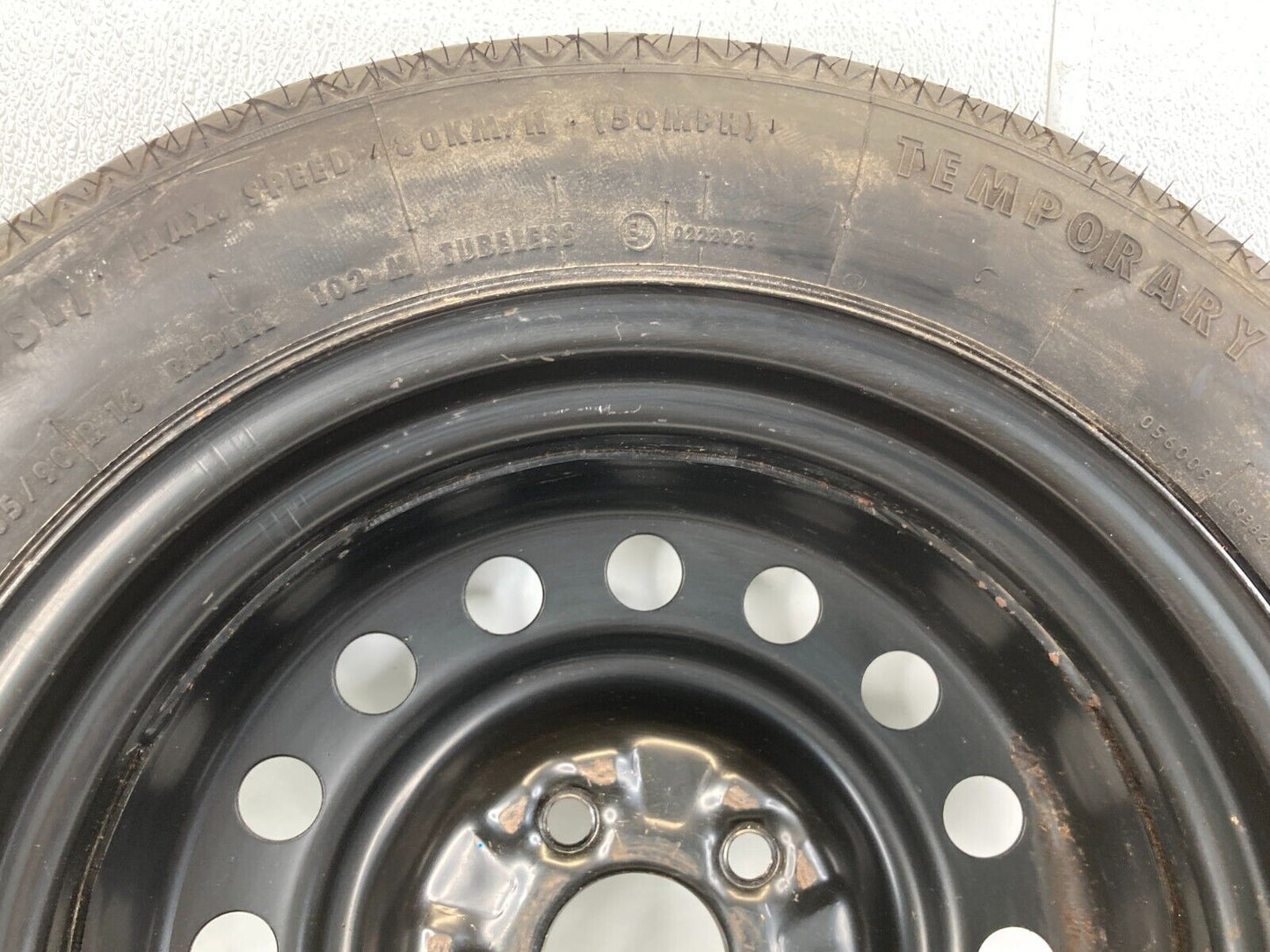 07-12 Nissan Altima SEDAN Spare Tire Rim Compact Donut T135/90/R16 102M E4022202