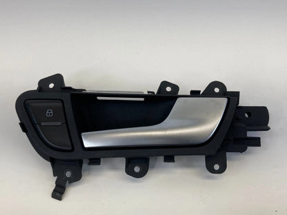 09-16 AUDI A4 QUATTRO REAR RIGHT INTERIOR DOOR HANDLE W LOCK SWITCH 8K0839020
