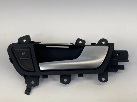 09-16 AUDI A4 QUATTRO REAR RIGHT INTERIOR DOOR HANDLE W LOCK SWITCH 8K0839020