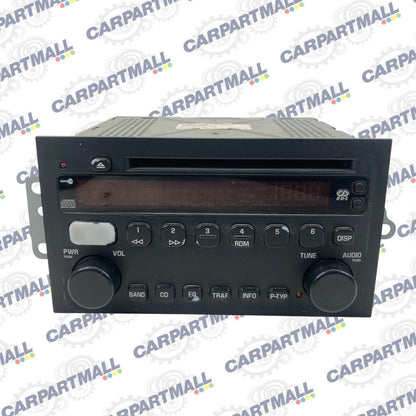 2004 04 Buick Century Regal AM FM Radio Stereo CD Player Receiver 10352075 OEM