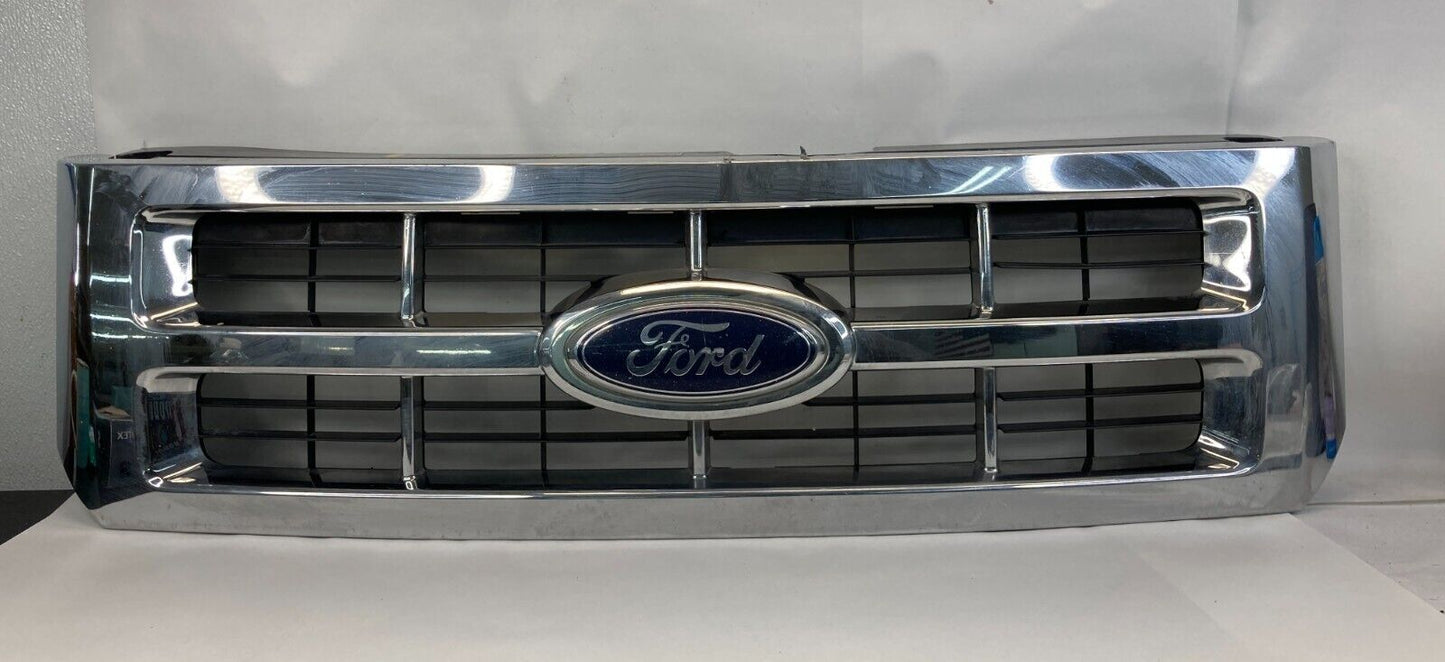 08-12 Ford Escape Front Bumper Center Grill Grille w/ Emblem 8L84-8A164-A OEM