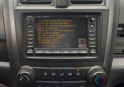 2007-2009 HONDA CR-V AM/FM RADIO RECEIVER GPS NAVIGATION DISPLAY SCREEN OEM