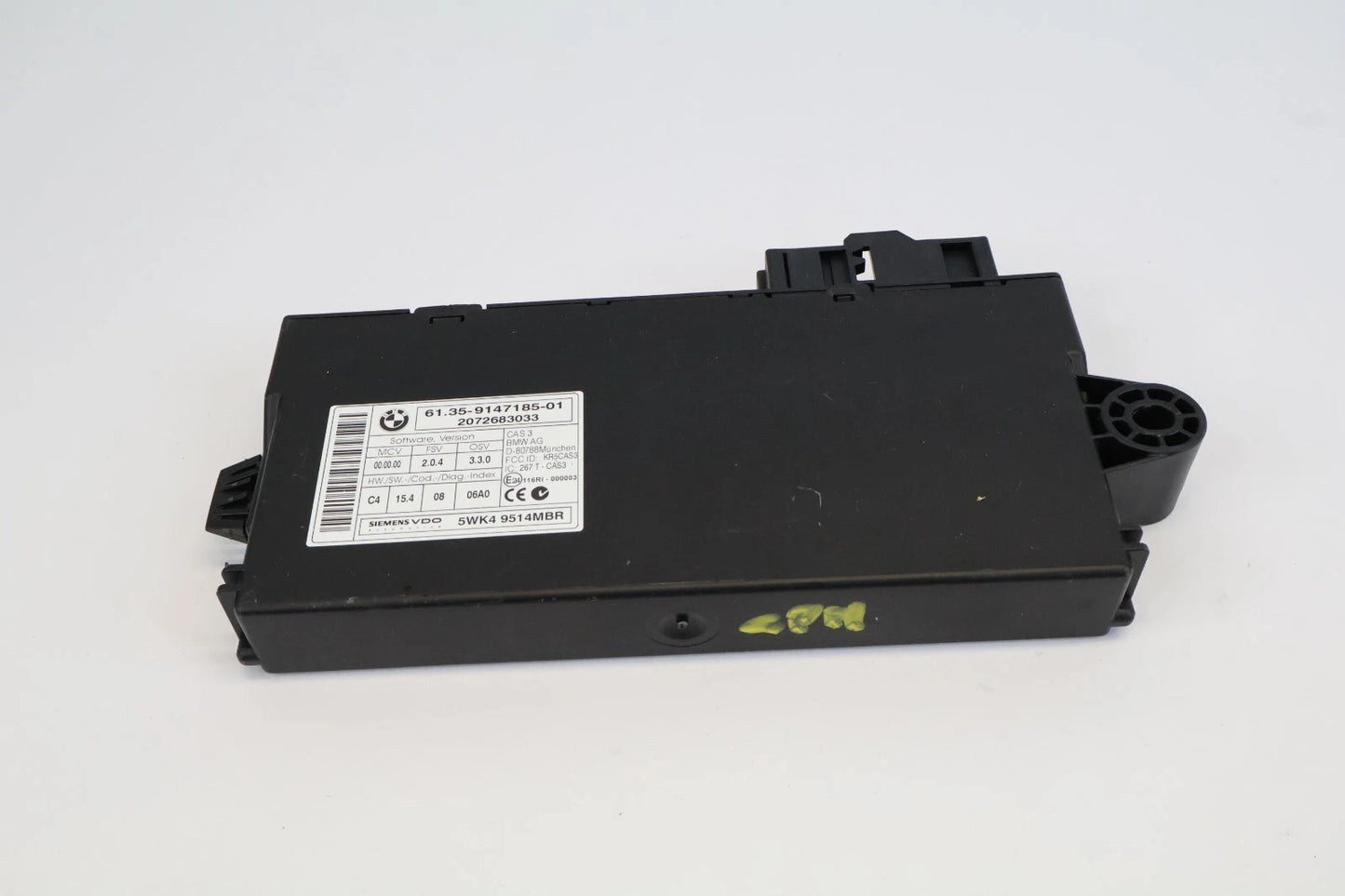 2008 BMW 535XI 2008-2010 535I CAR ACCESS SYSTEM MODULE CAS 3 61-35-9147185 OEM