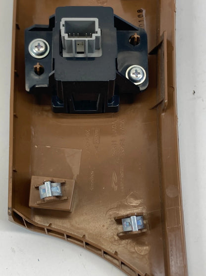 2011-2017 NISSAN QUEST SLIDING DOOR SWITCH W/ PANEL COVER TRIM 68411-1JA0A OEM