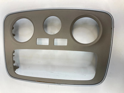 2006-2008 HYUNDAI SONATA DASH A/C HEATER CLIMATE CONTROL BEZEL TRIM ASSEMBLY