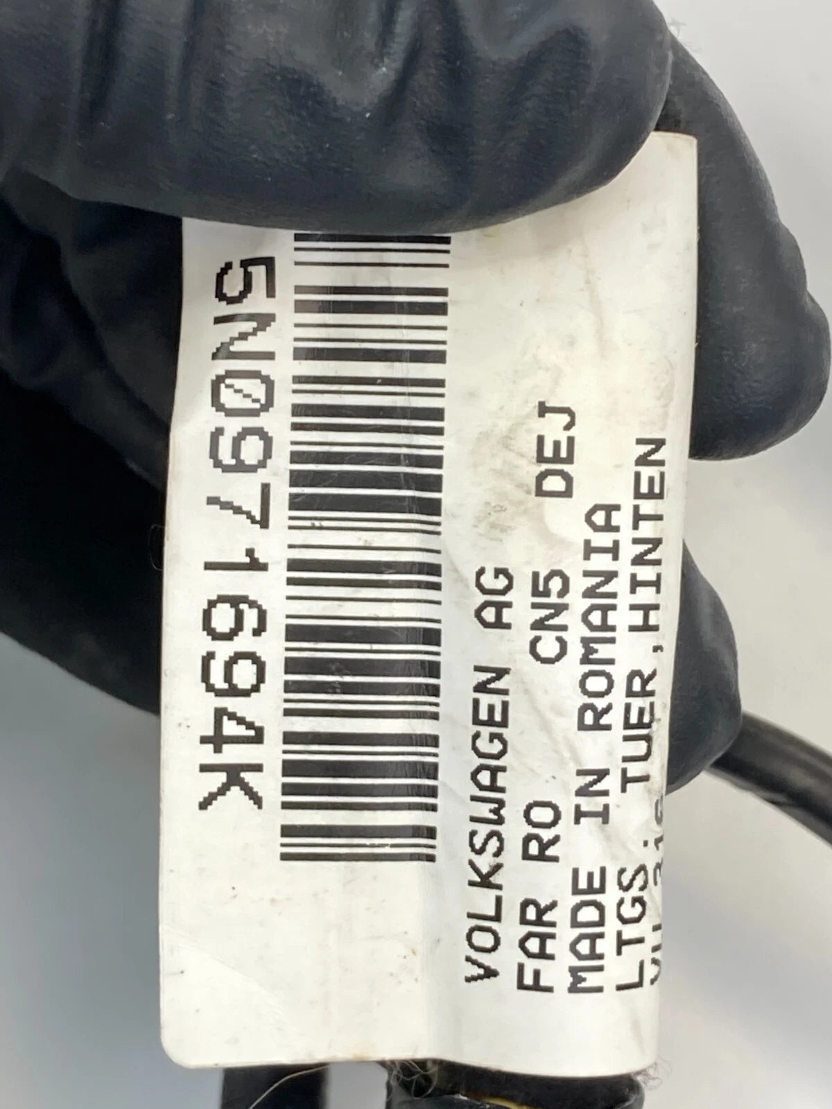 2009-2017 VOLKSWAGEN TIGUAN REAR RIGHT SIDE DOOR HARNESS WIRE WIRING 5N0971694K