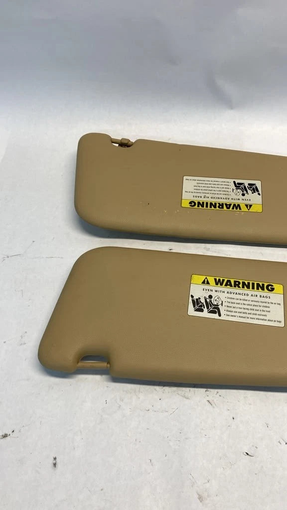 2004-2007 BMW 525I 530I FRONT LEFT RIGHT SUN VISOR SUNSHADE SHIELD PAIR SET OEM