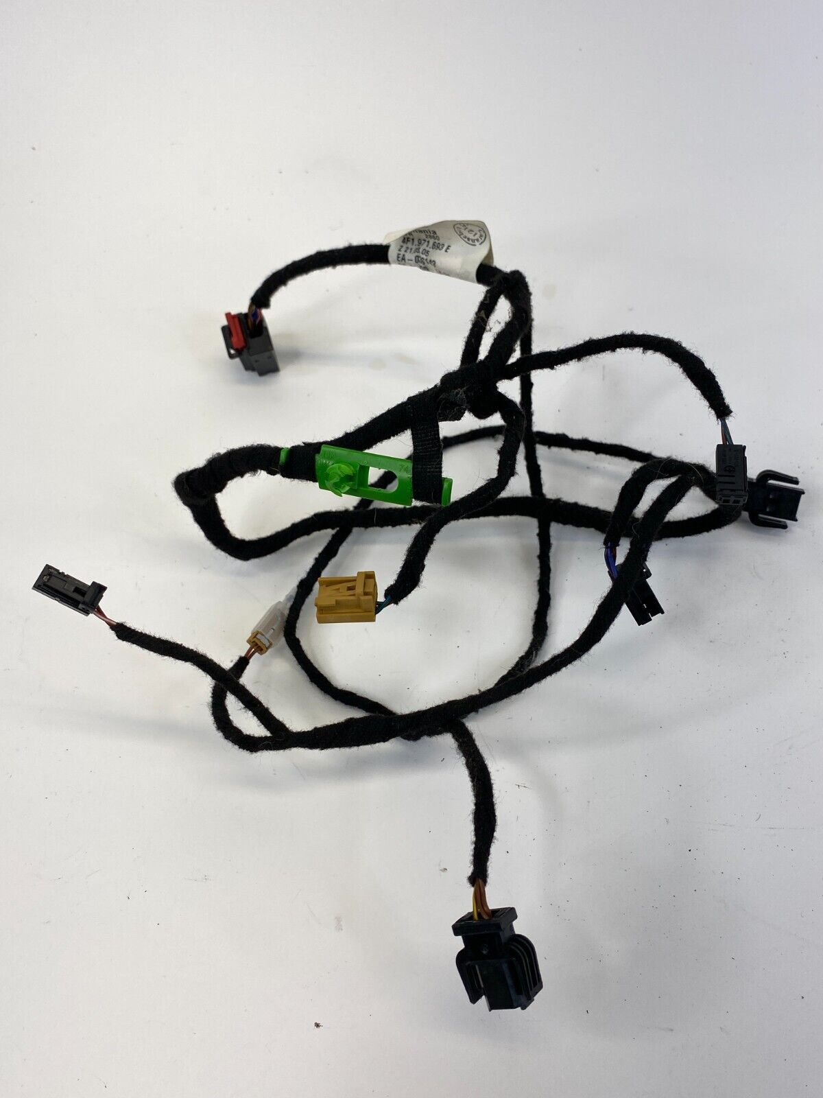 2005-2011 Audi A6 Quattro Rear Left Side Door Wiring Wire Harness 4F1-971-693E