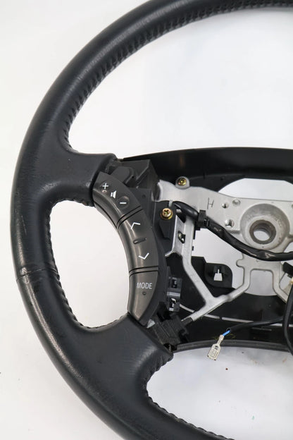 2003 2004 2005 TOYOTA 4RUNNER STEERING WHEEL W/ CRUISE CONTROL BLACK LEATHER OEM