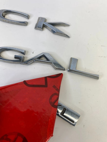 2011 BUICK REGAL SEDAN REAR EMBLEM TRUNK HATCH LOGO BADGE SIGN SET OEM