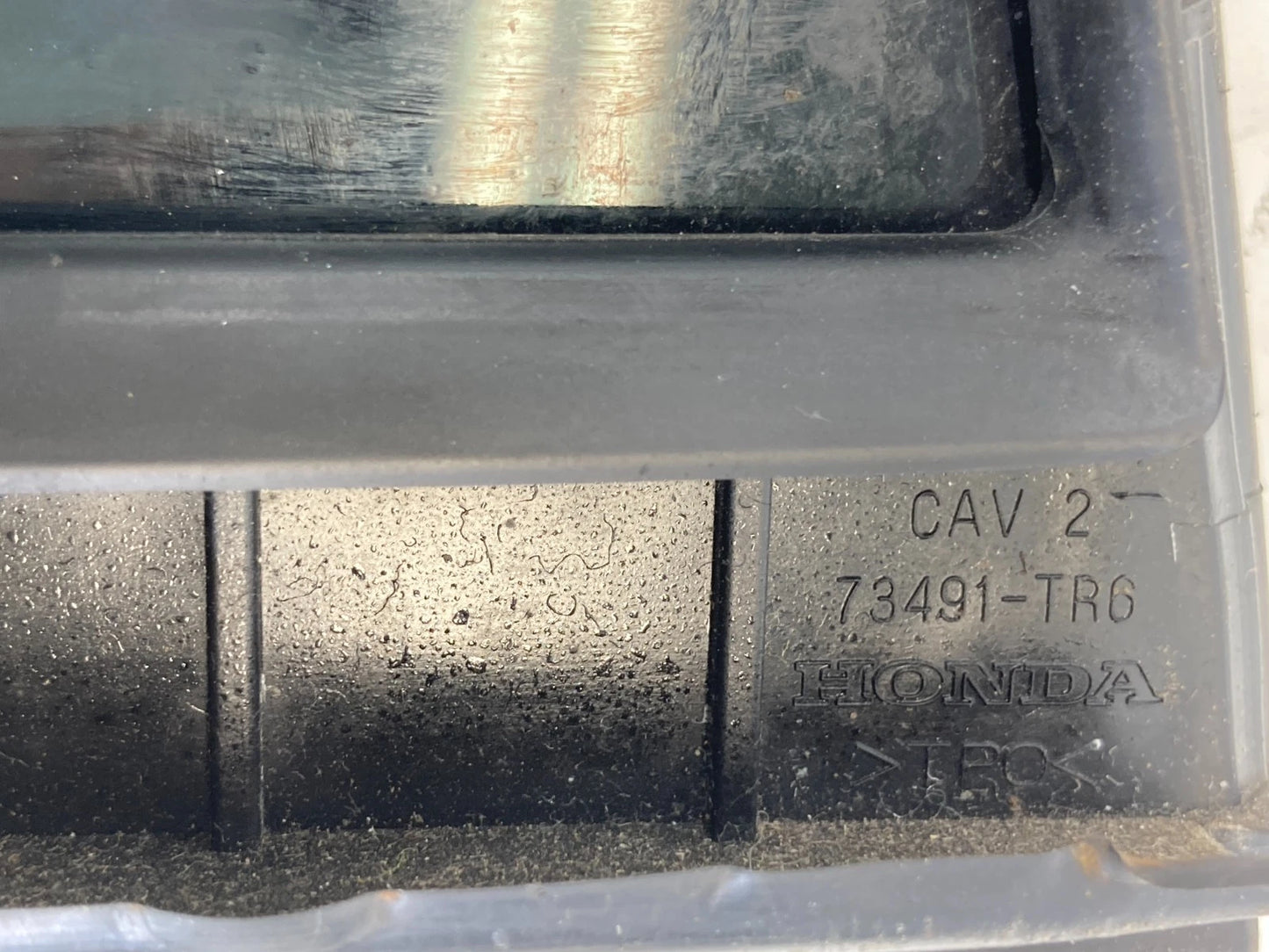 2013-2015 Honda Civic Rear Left Side Quarter Vent Window Glass 73491-TR6 OEM