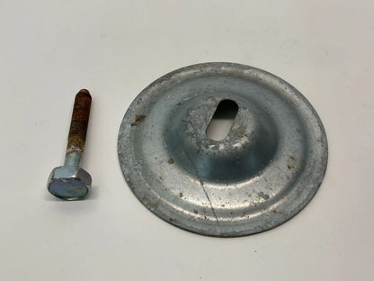 2008 MAZDA CX-7 CX7 TRUNK SPARE TIRE HOLD DOWN BRACKET SCREW BOLT RETAINER OEM