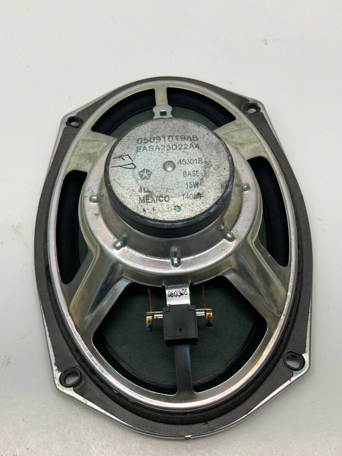 2007-2012 DODGE CALIBER FRONT RIGHT SIDE DOOR SOUND SYSTEM SPEAKER 05091019A OEM