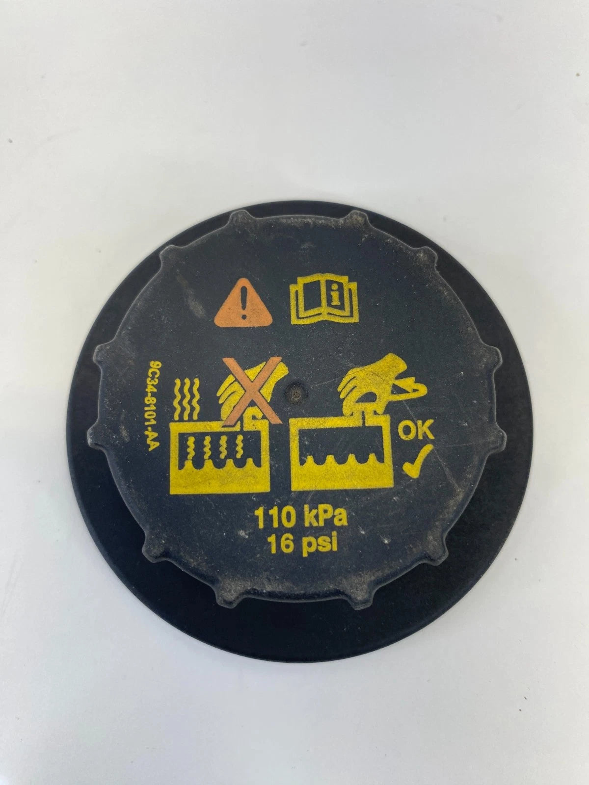 09-19 FLEX EXPLORER INTERCEPTOR TAURUS RADIATOR COOLANT FLUID TANK CAP LID OEM