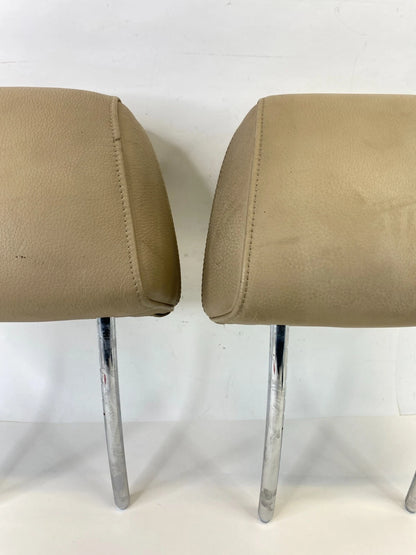07 08 BMW 328XI 07-12 328I FRONT LEFT & RIGHT SEAT HEADREST HEAD REST PAIR SET