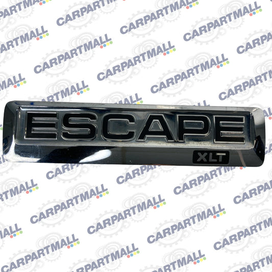 2008-2012 FORD ESCAPE XLT REAR TRUNK HATCH LID EMBLEM BADGE LOGO 8L84-7843156-AA